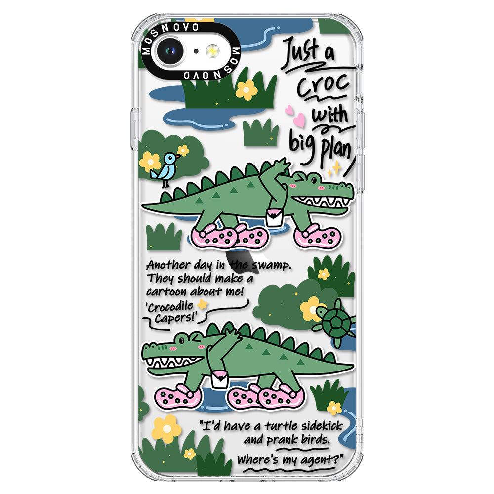 Croc with Big Plan Phone Case - iPhone SE 2022 Case