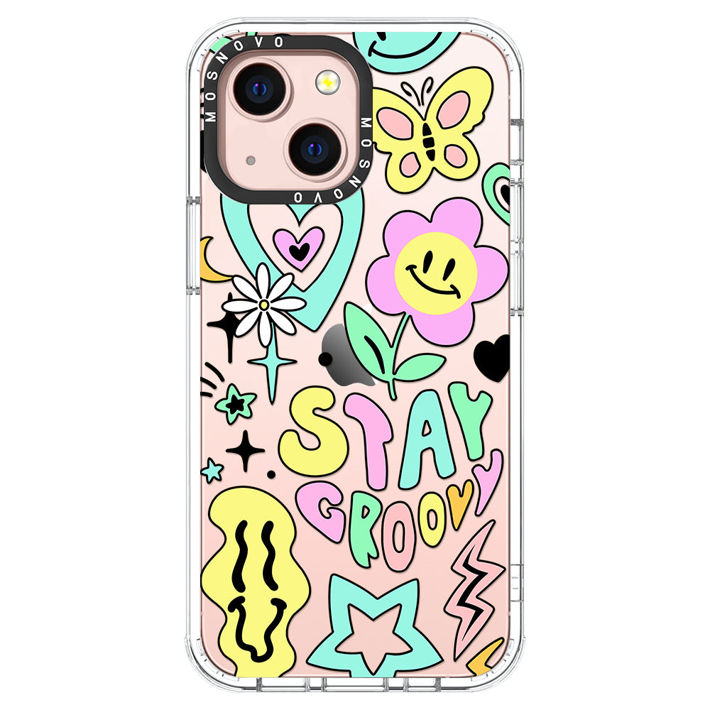 Stay Groovy Phone Case - iPhone 13 Mini Case