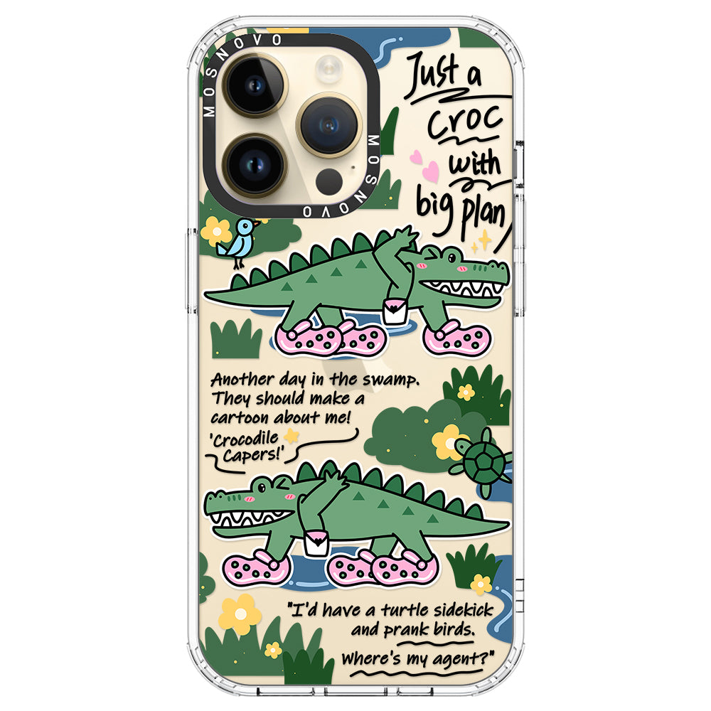 Croc with Big Plan Phone Case - iPhone 14 Pro Max Case