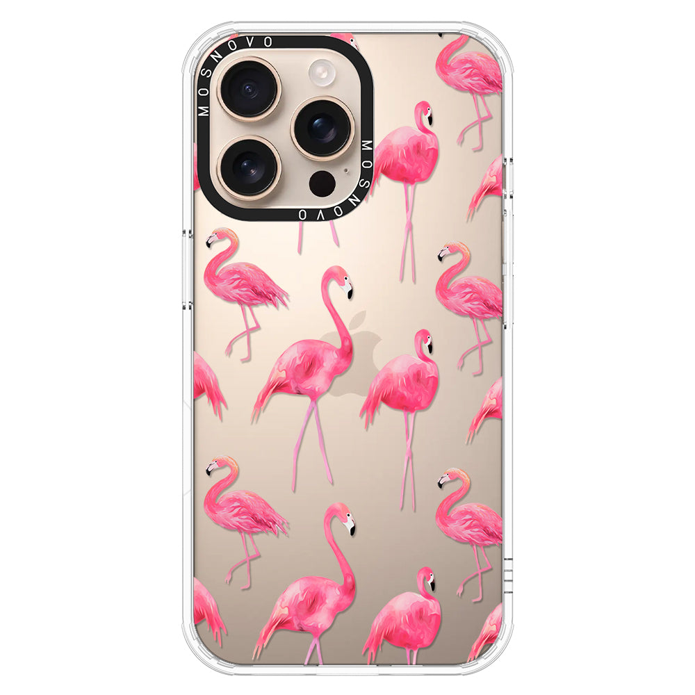 Flamingo Phone Case - iPhone 16 Pro Max Case - MOSNOVO