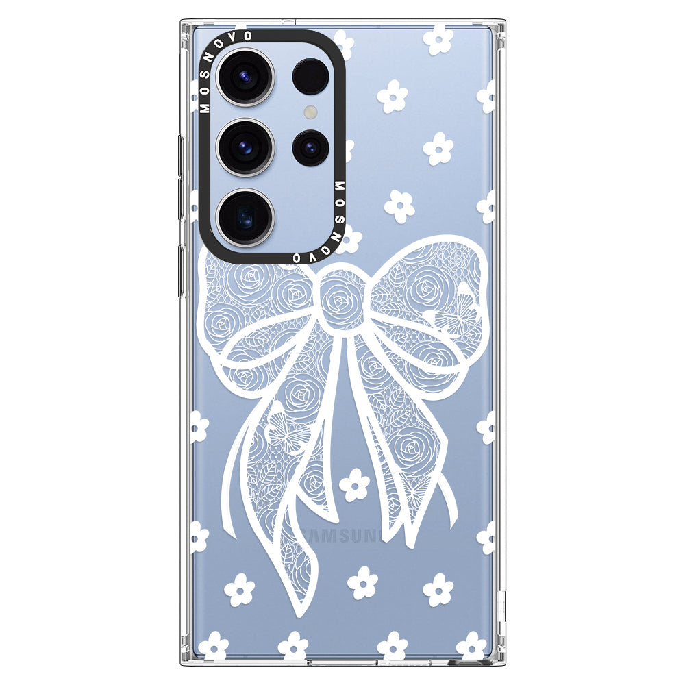 Lacey Bow Phone Case - Samsung Galaxy S23 Ultra Case