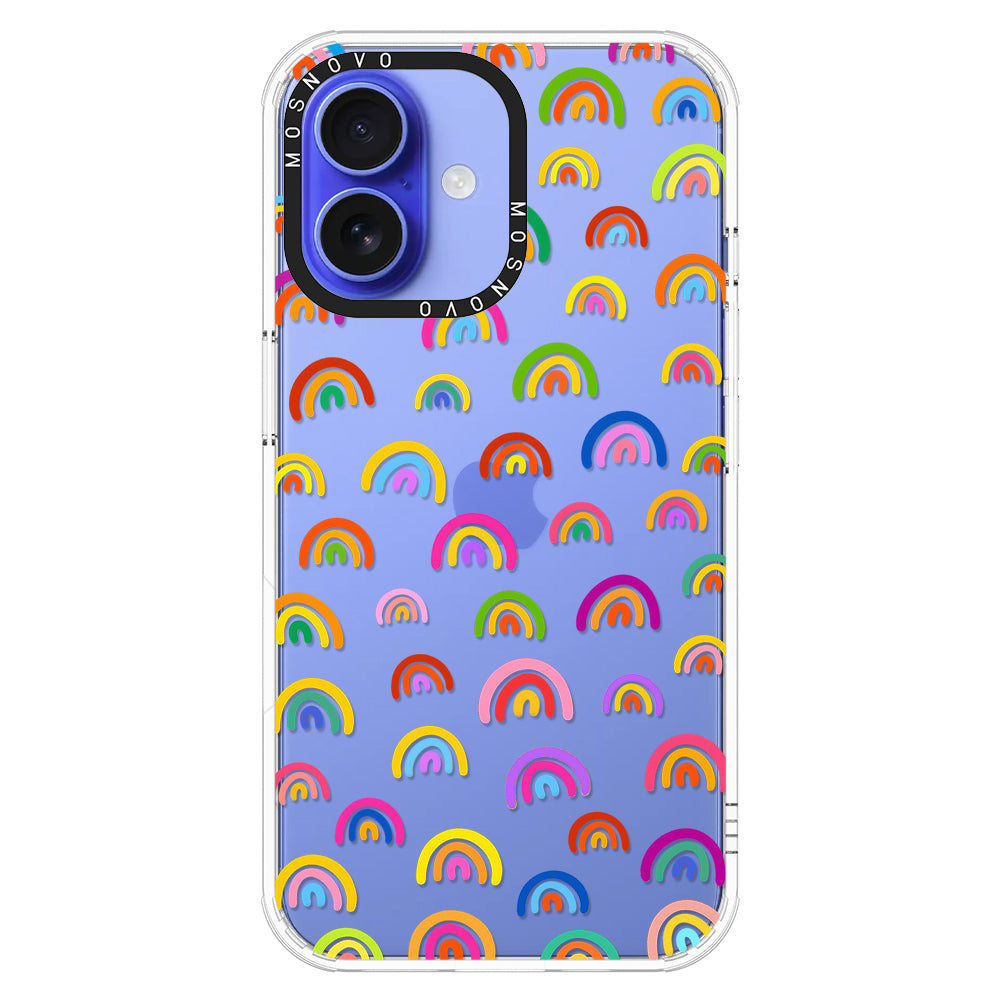 Cute Rainbow Phone Case - iPhone 16 Plus Case - MOSNOVO