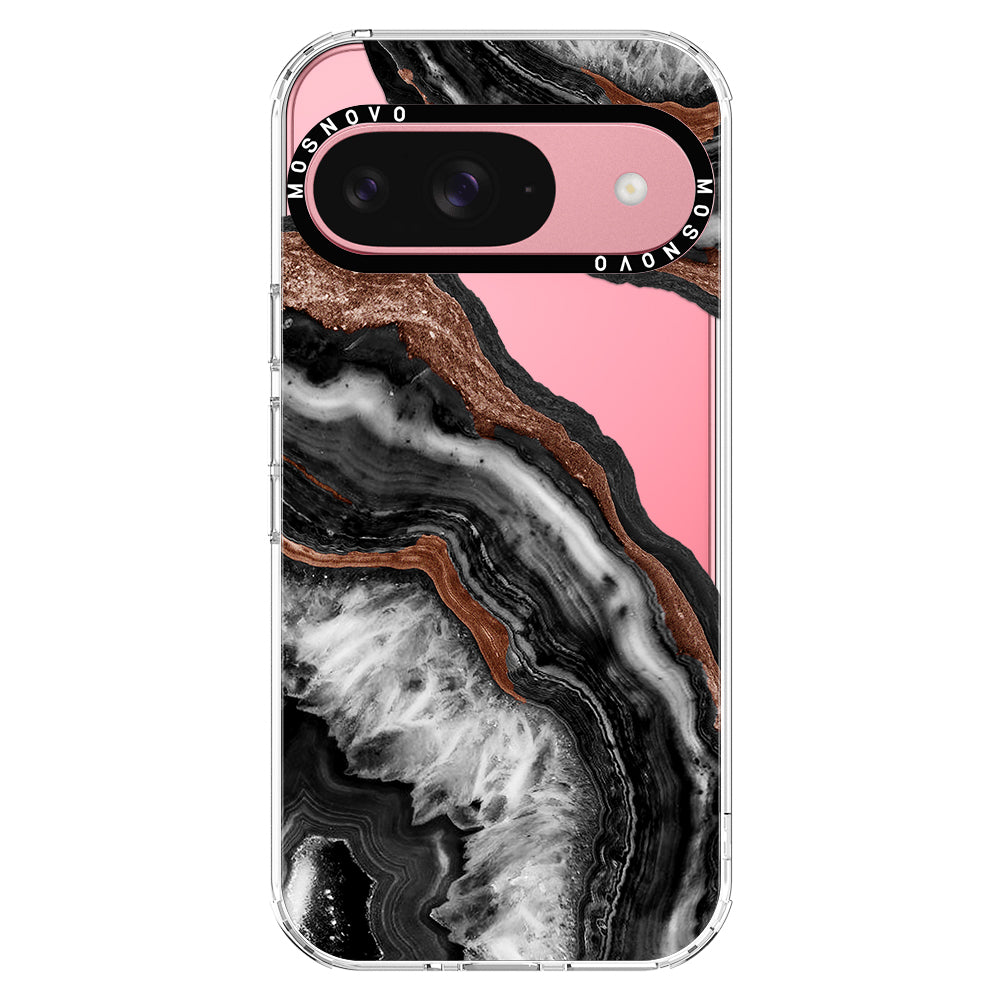 Black Agate Phone Case - Google Pixel 9 Case