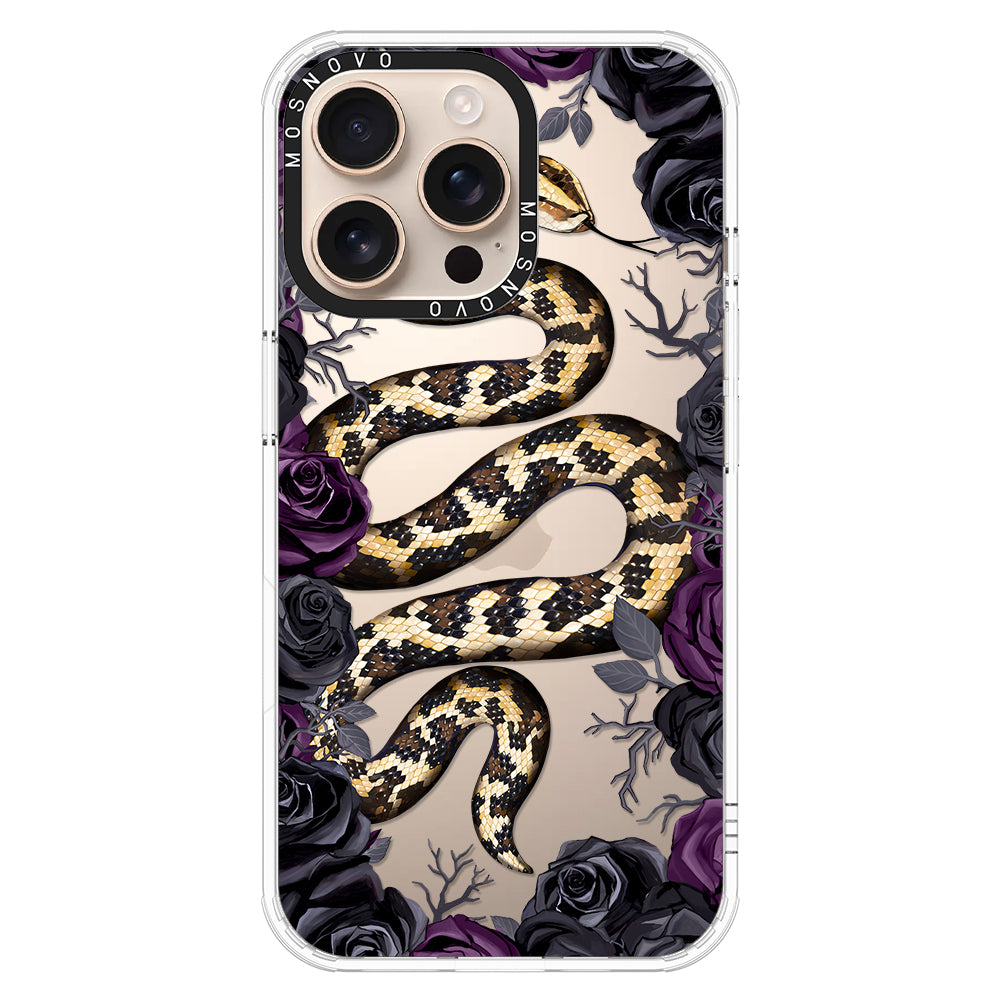 Secret Snake Garden Phone Case - iPhone 16 Pro Max Case - MOSNOVO