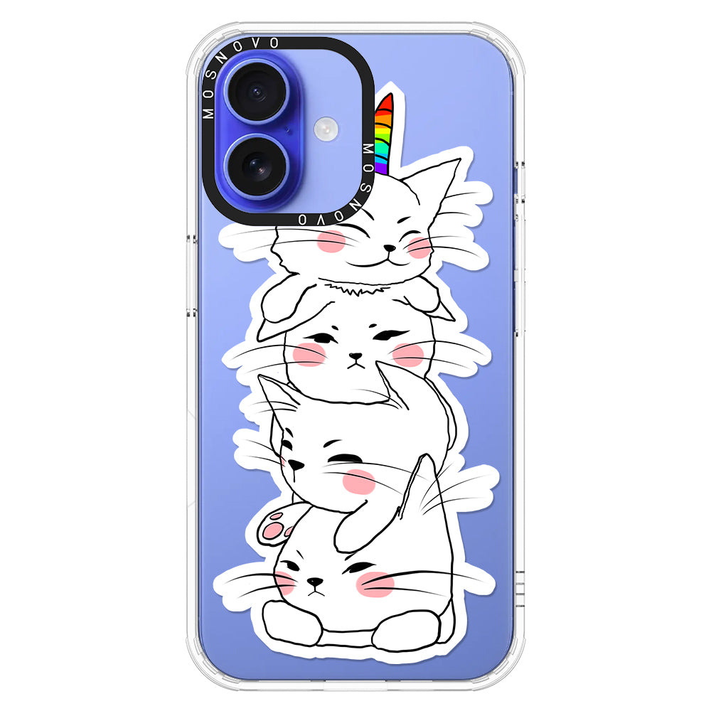 Squishcat Phone Case - iPhone 16 Plus Case - MOSNOVO