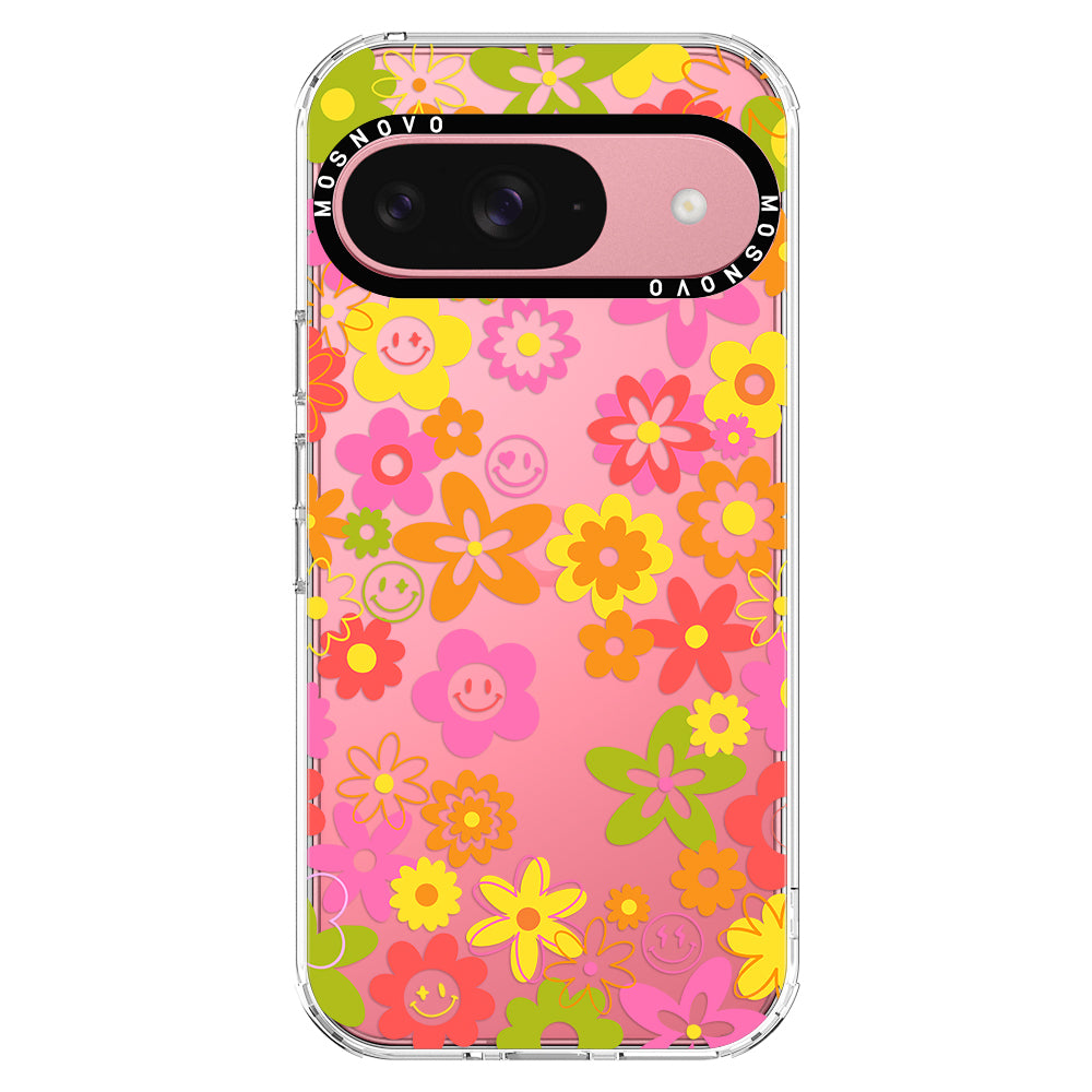 70's Groovy Floral Phone Case - Google Pixel 9 Case