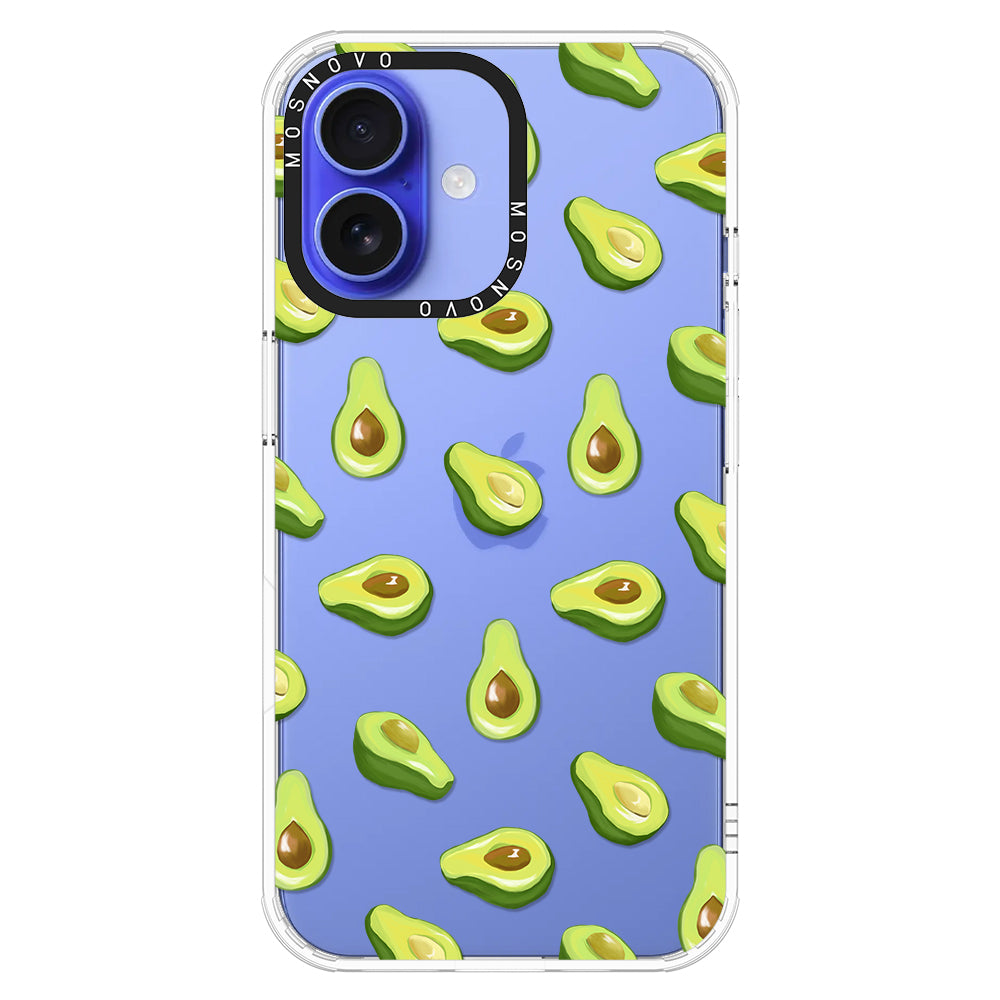 Fleshy Avocado Phone Case - iPhone 16 Plus Case - MOSNOVO