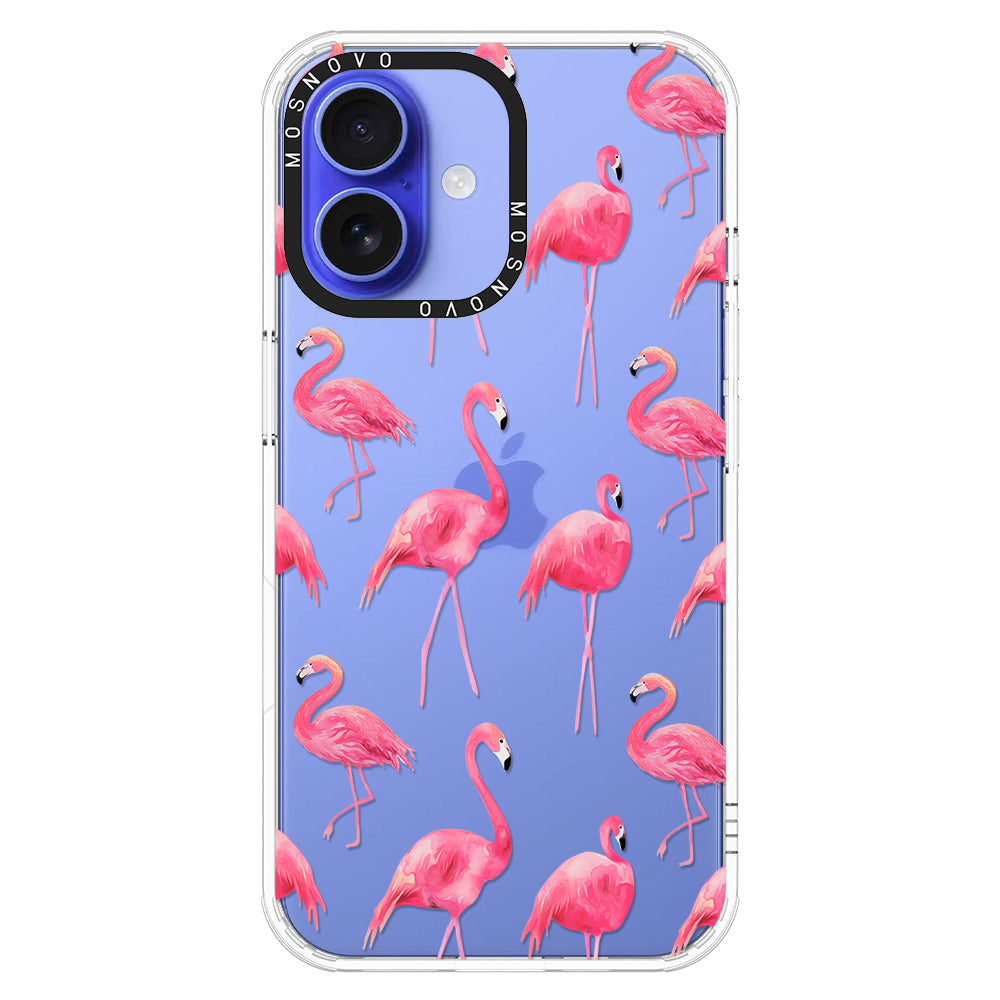 Flamingo Phone Case - iPhone 16 Case - MOSNOVO