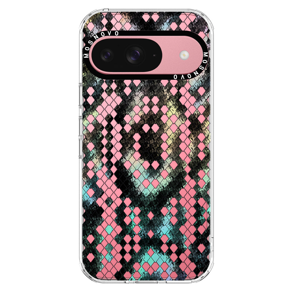 Rainbow Snake Print Phone Case - Google Pixel 9 Case