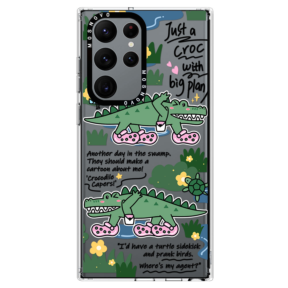 Croc with Big Plan Phone Case - Samsung Galaxy S22 Ultra Case