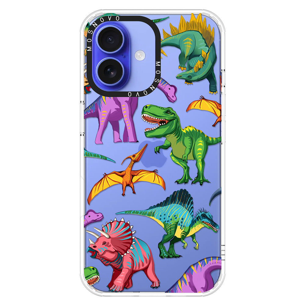 Dinosaur World Phone Case - iPhone 16 Plus Case - MOSNOVO