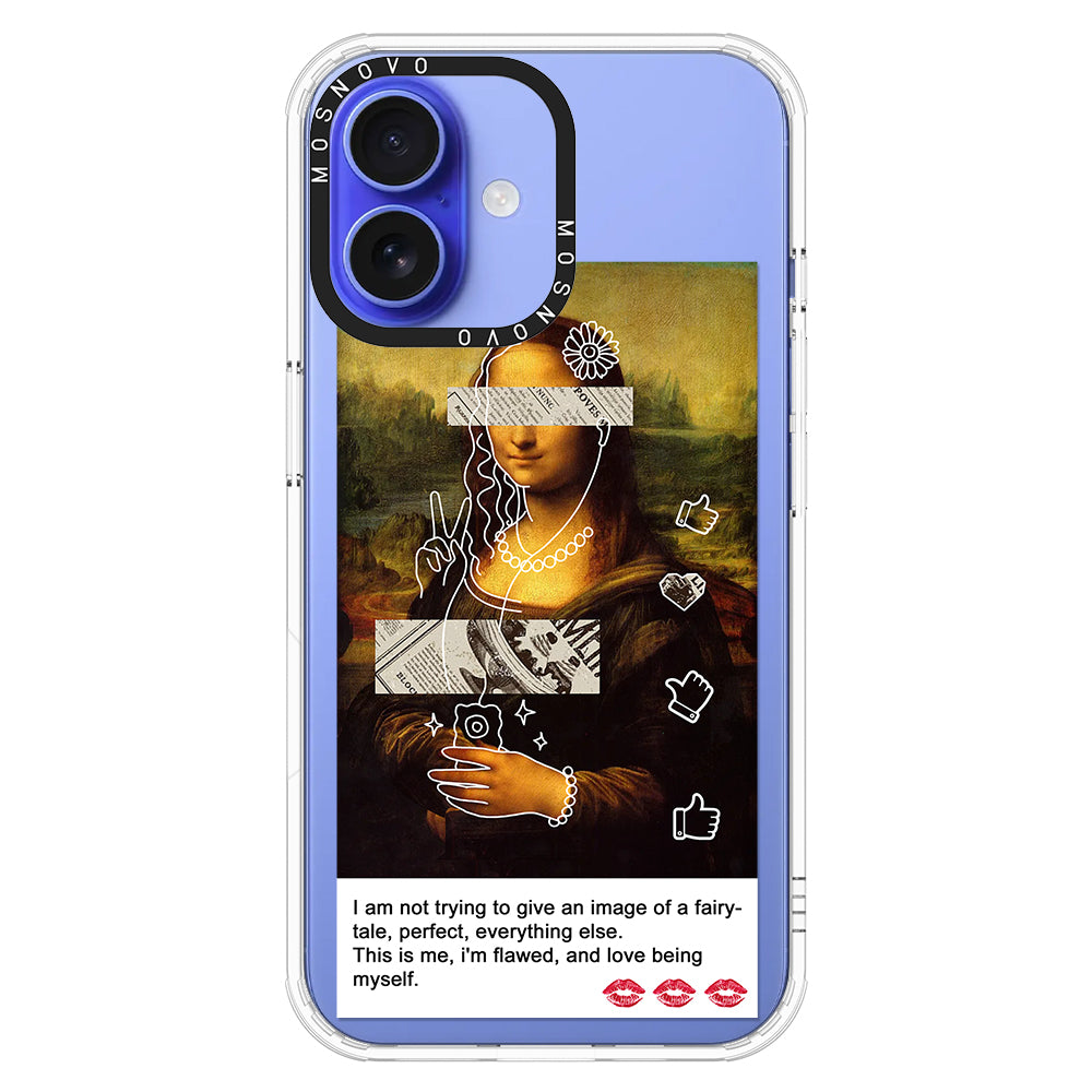 Selfie Artwork Phone Case - iPhone 16 Plus Case - MOSNOVO