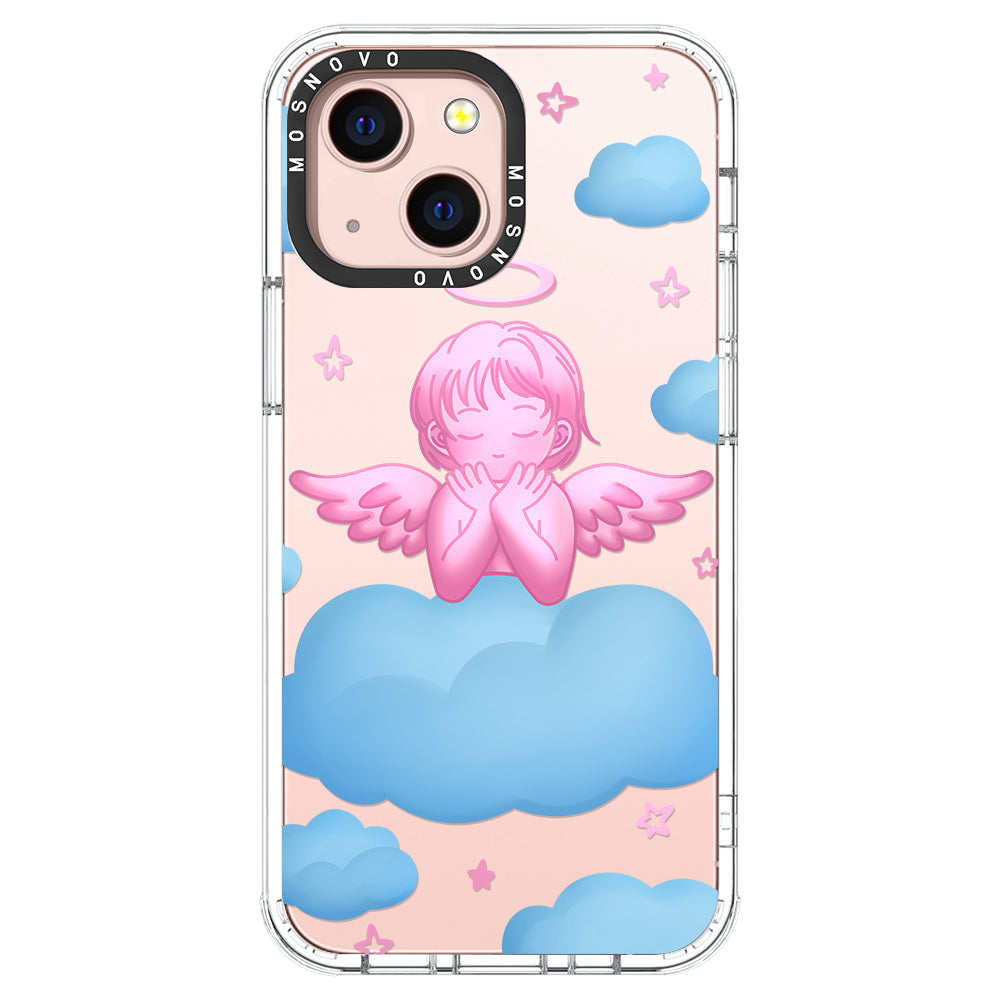 Pink Serenity Angel Phone Case - iPhone 13 Case