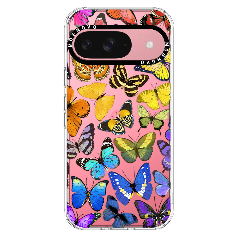 Rainbow Butterfly Phone Case - Google Pixel 9 Case