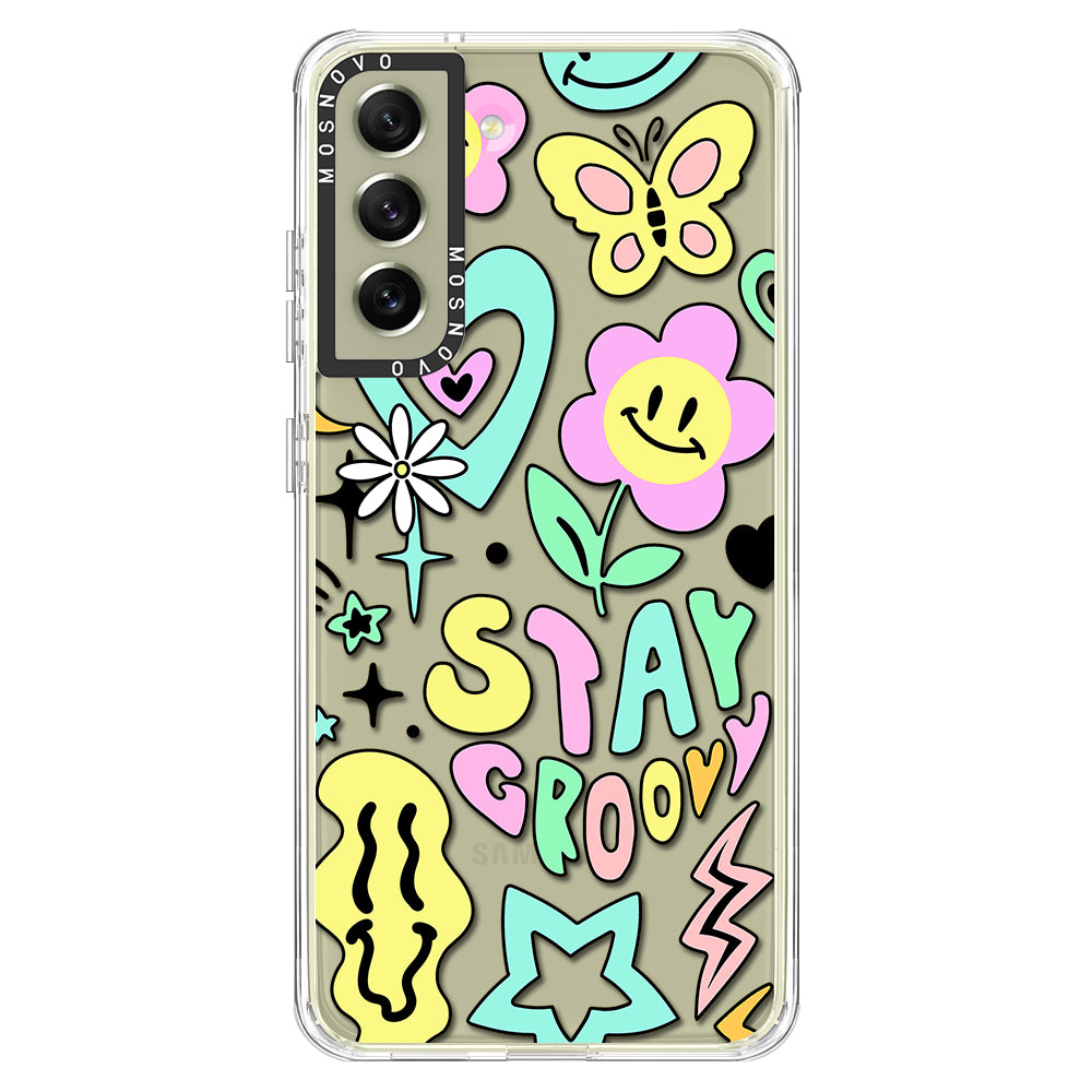 Stay Groovy Phone Case - Samsung Galaxy S21 FE Case