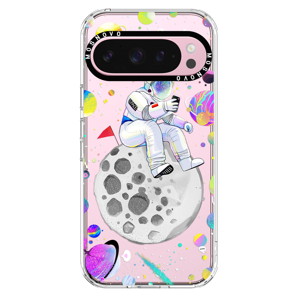 Astronaut Selfie Phone Case - Google Pixel 9 Pro Case