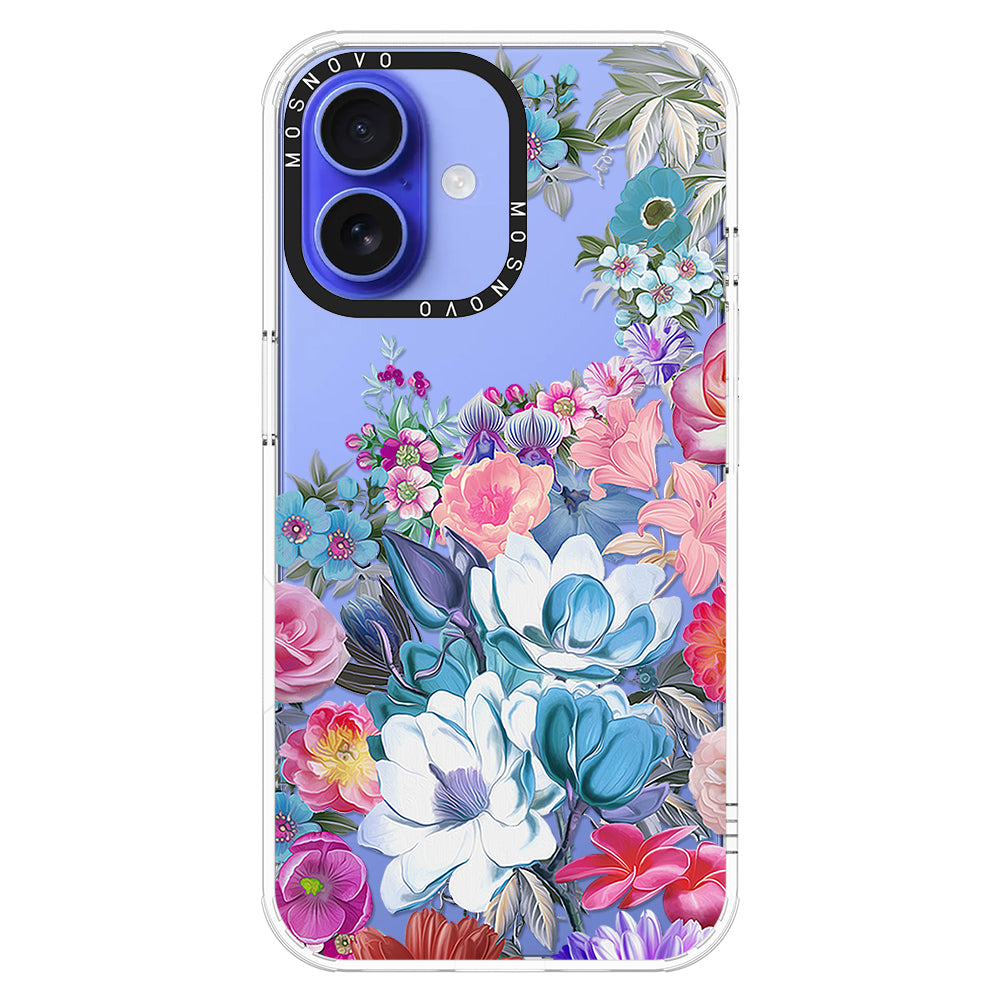 Magnolia Flower Phone Case - iPhone 16 Case - MOSNOVO