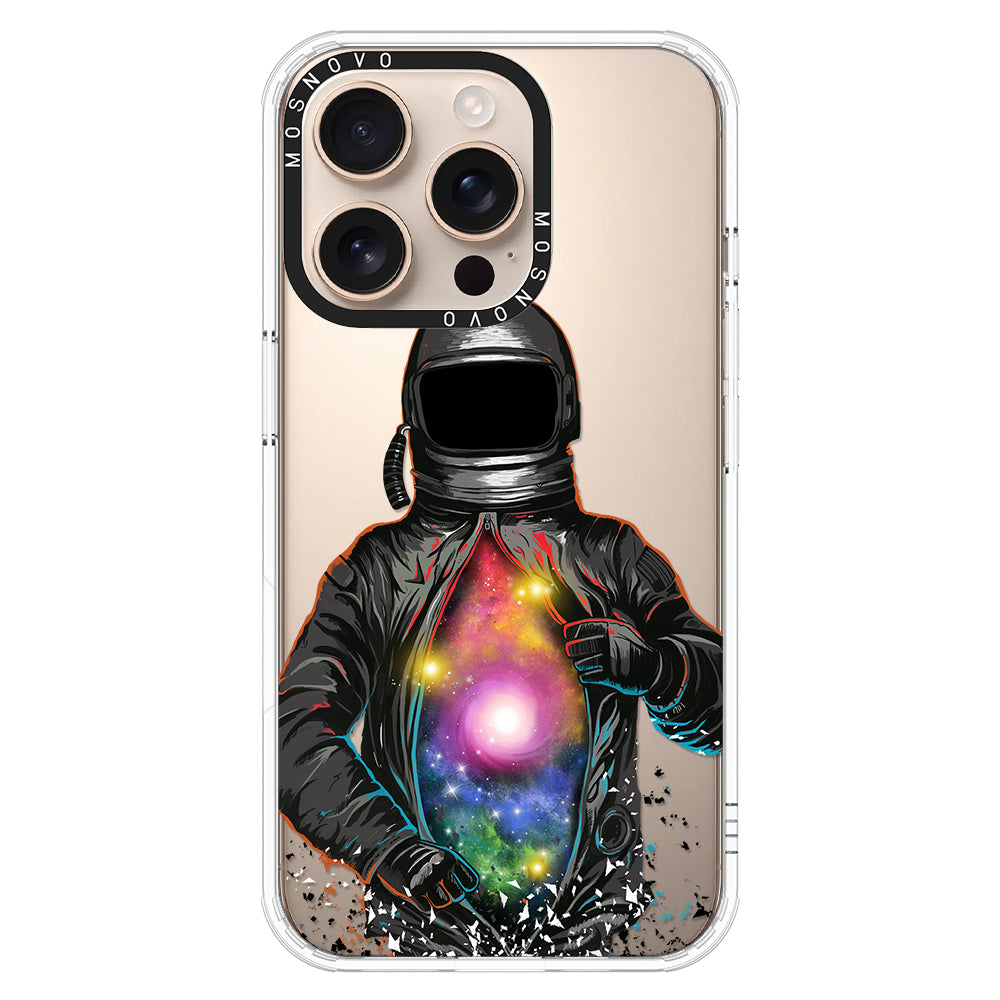 Mystery Astronaut Phone Case - iPhone 16 Pro Case - MOSNOVO