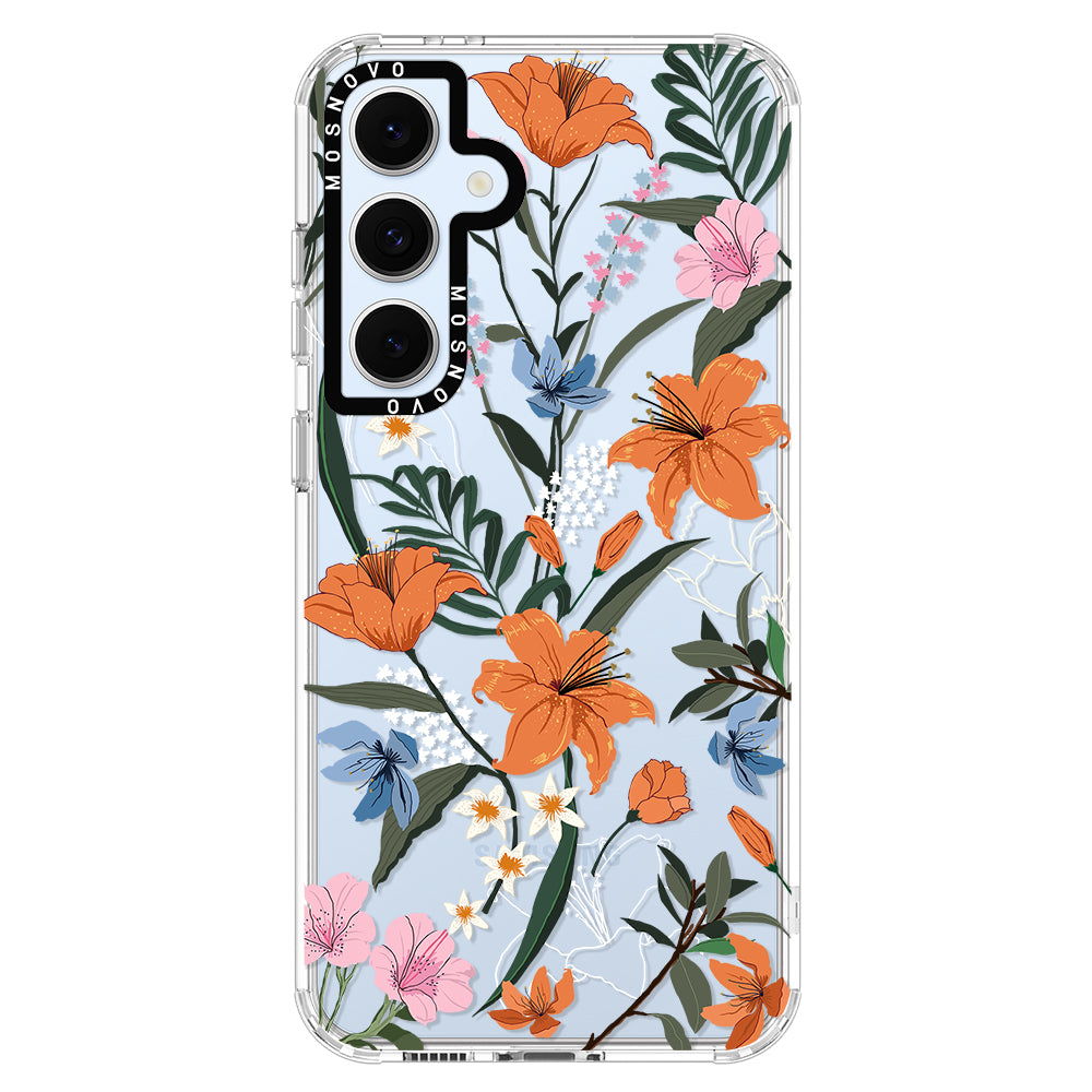 Lily Garden Phone Case - Samsung Galaxy S24 FE Case - MOSNOVO