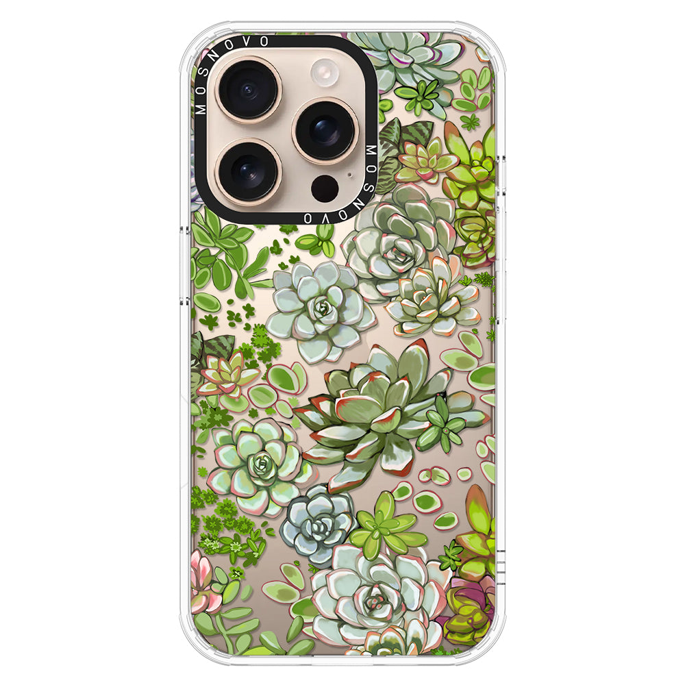 Succulent Phone Case - iPhone 16 Pro Case - MOSNOVO