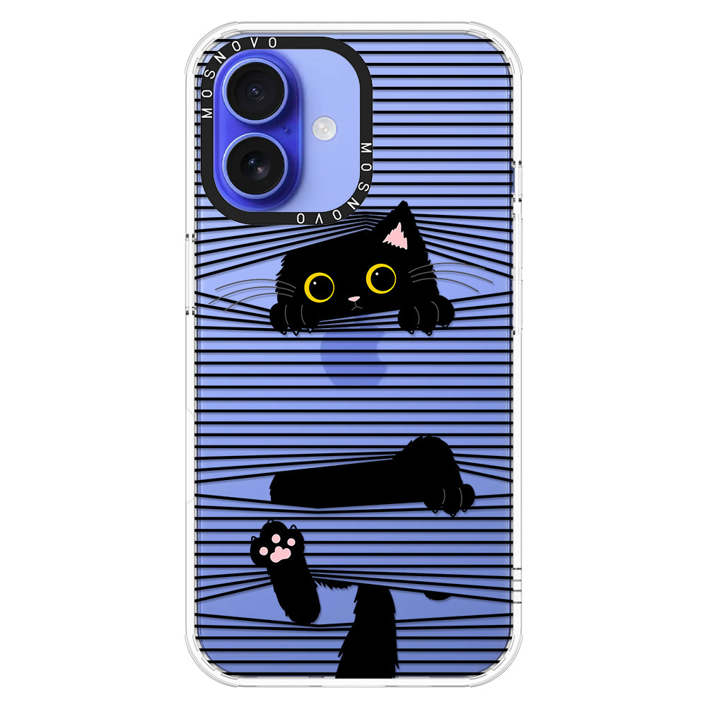 Hidden Black Cat Phone Case - iPhone 16 Case