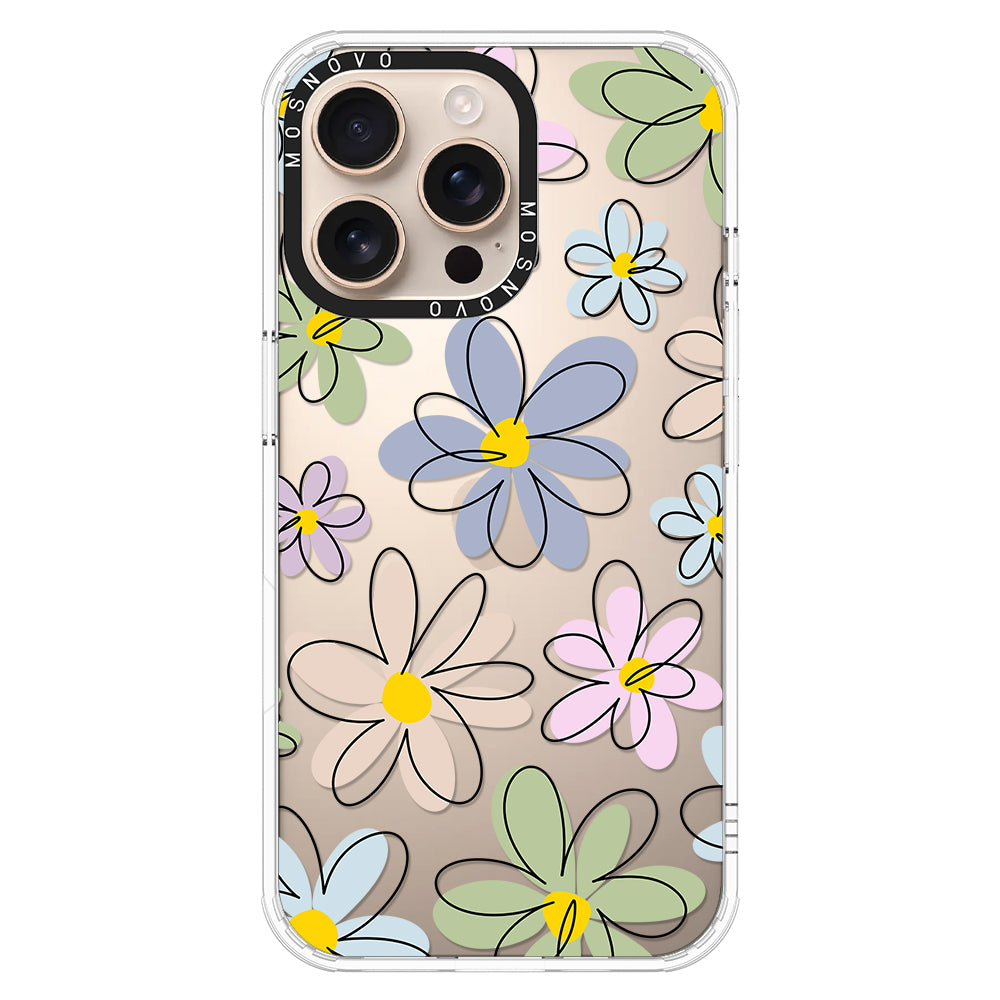 Linear Blooms Phone Case - iPhone 16 Pro Max Case