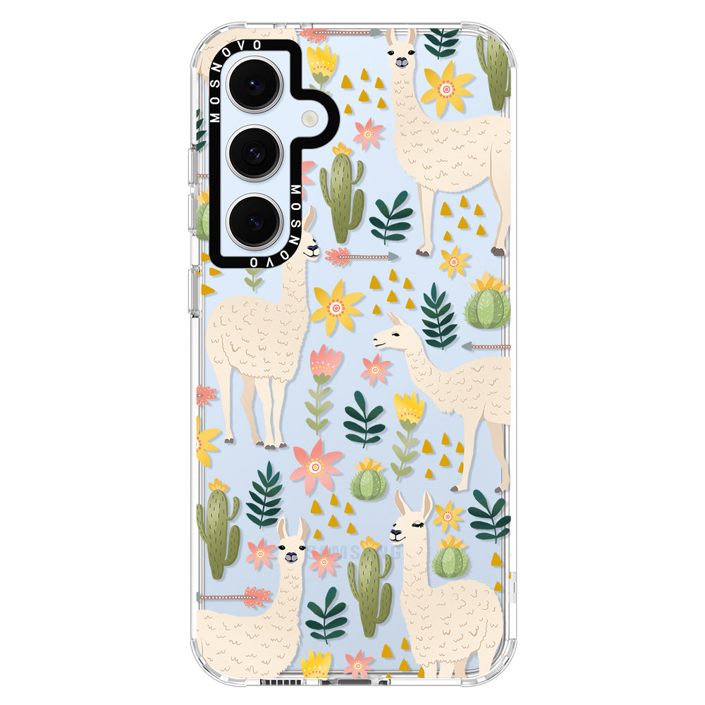 Desert Llama Phone Case - Samsung Galaxy S24 FE Case - MOSNOVO