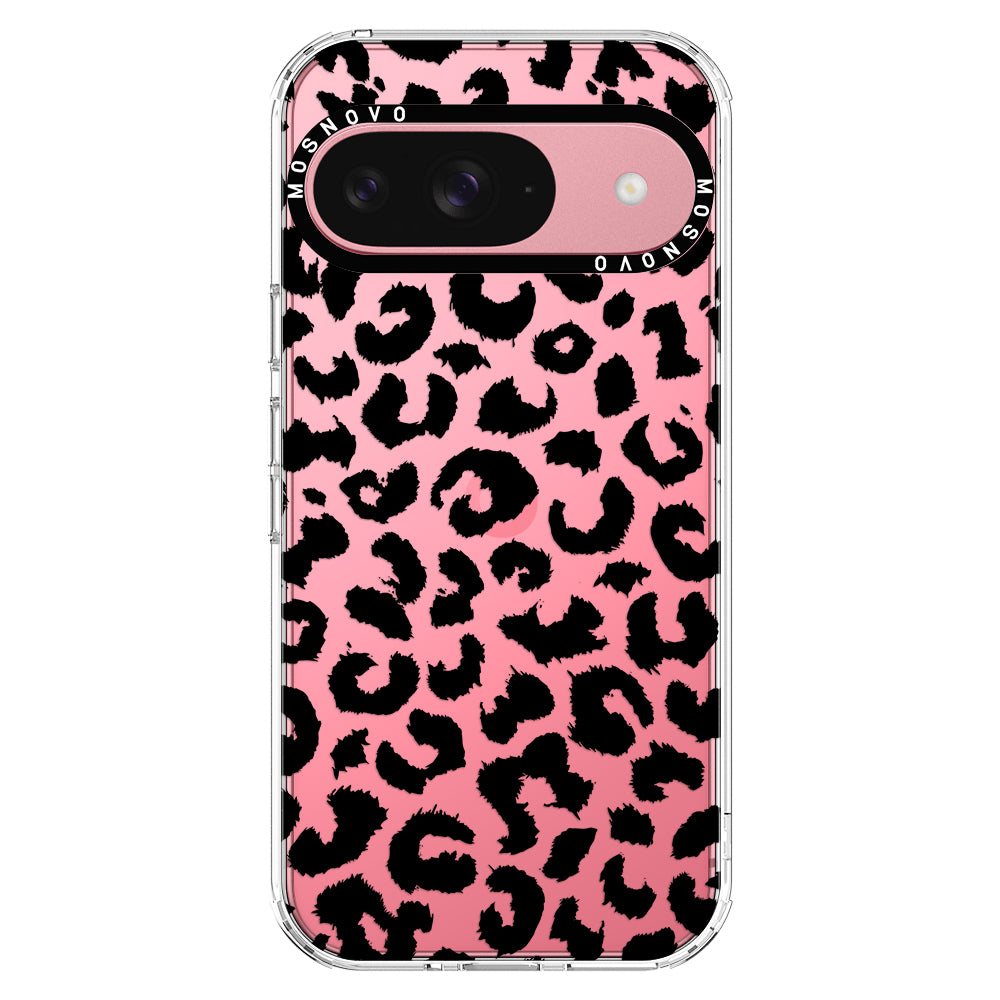 Black Leopard Print Phone Case - Google Pixel 9 Case