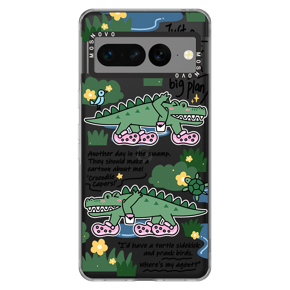 Croc with Big Plan Phone Case - Google Pixel 7 Pro Case