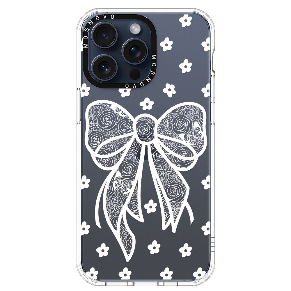 Lacey Bow Phone Case - iPhone 15 Pro Max Case