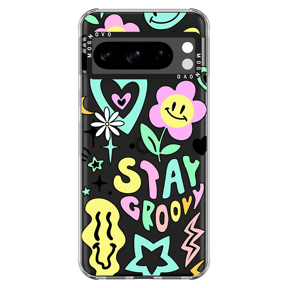 Stay Groovy Phone Case - Google Pixel 8 Pro Case