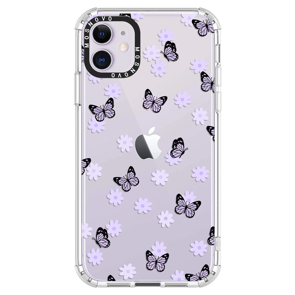 Lilac Butterfly Phone Case - iPhone 11 Case