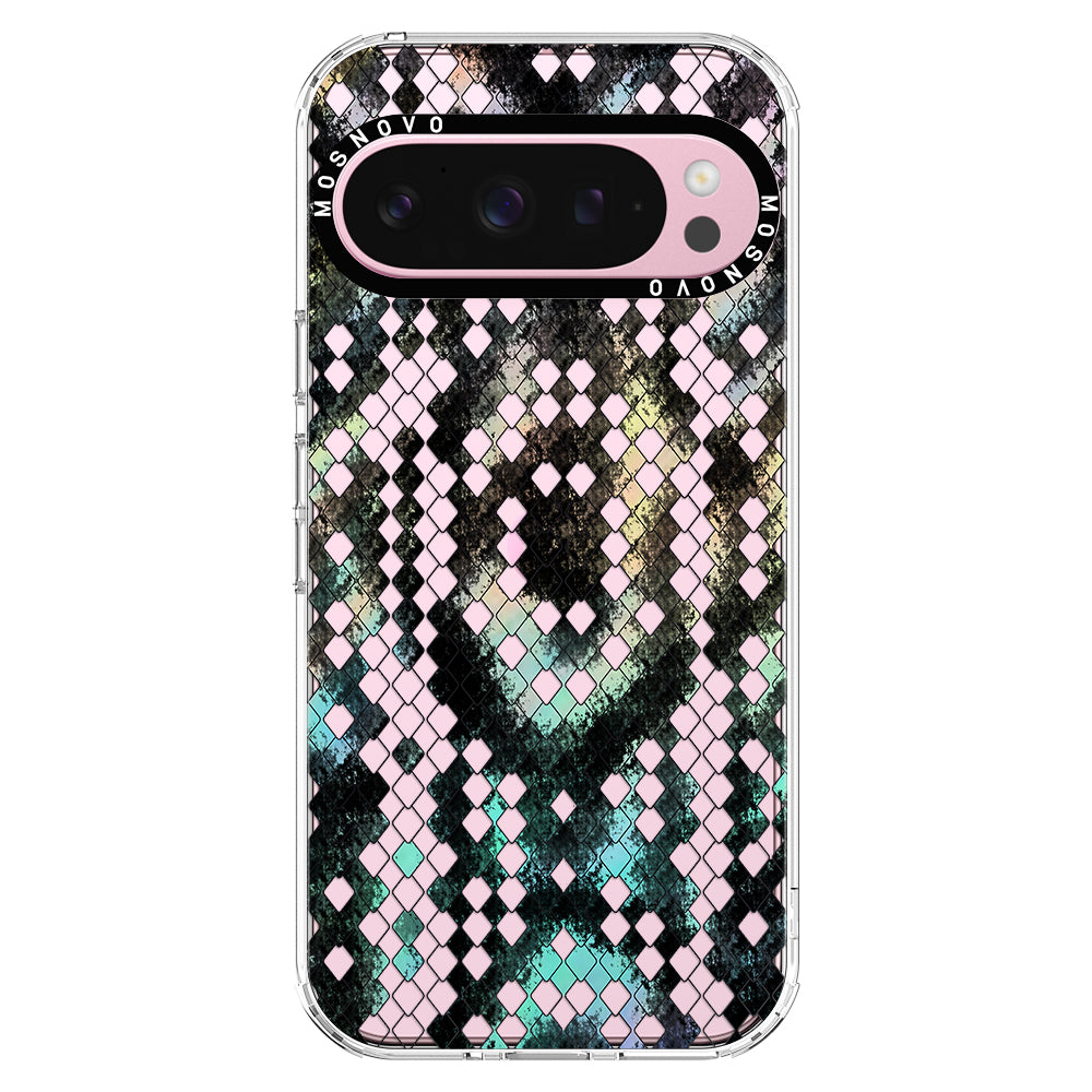 Rainbow Snake Print Phone Case - Google Pixel 9 Pro Case