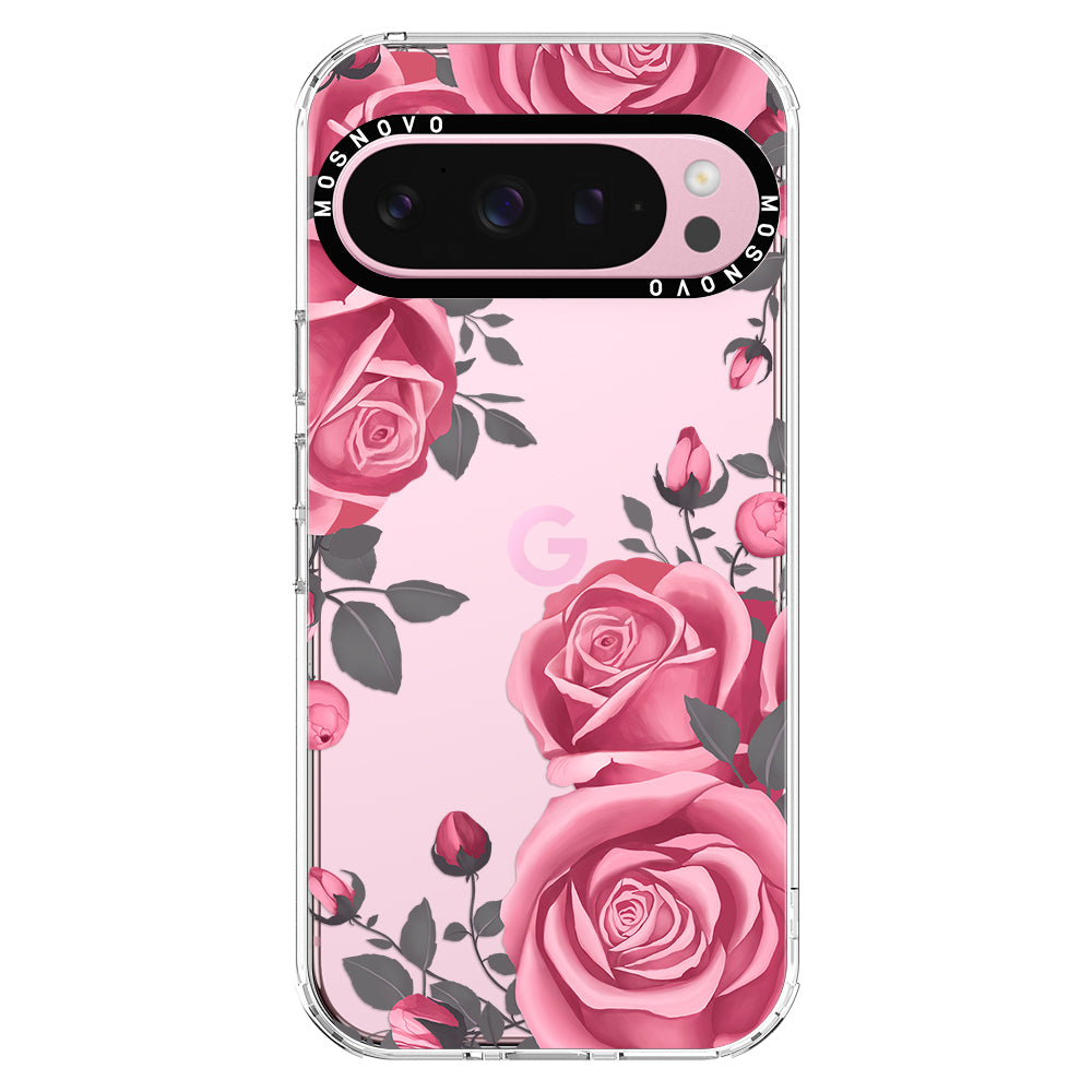 Viva Magenta Flower Phone Case - Google Pixel 9 Pro Case