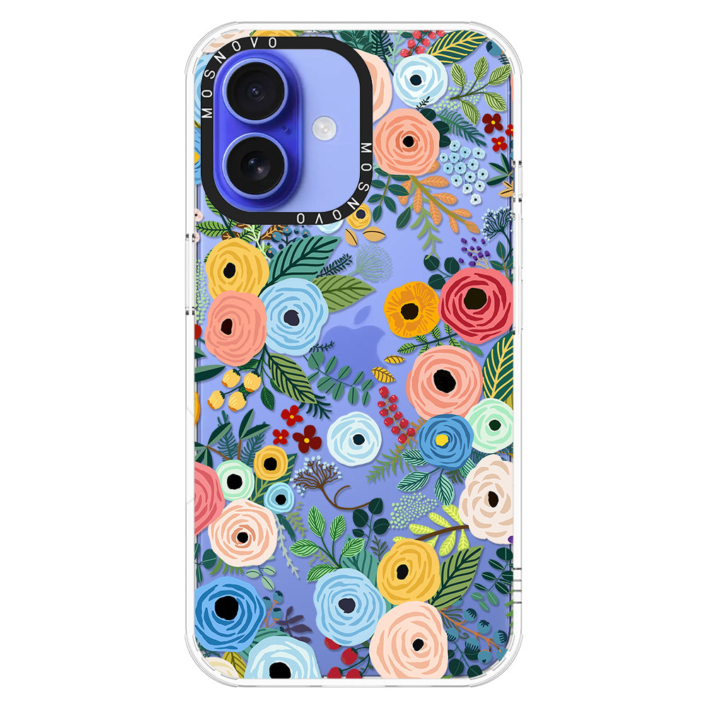 Pastel Perfection Flower Phone Case - iPhone 16 Case - MOSNOVO