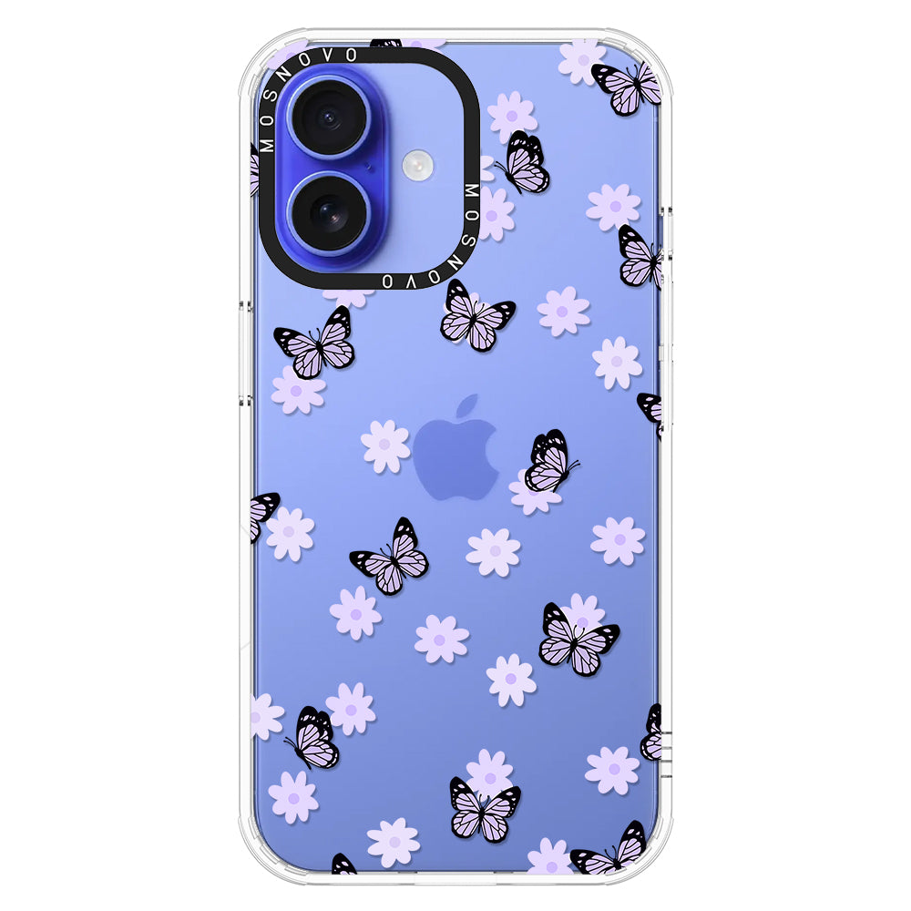 Lilac Butterfly Phone Case - iPhone 16 Case