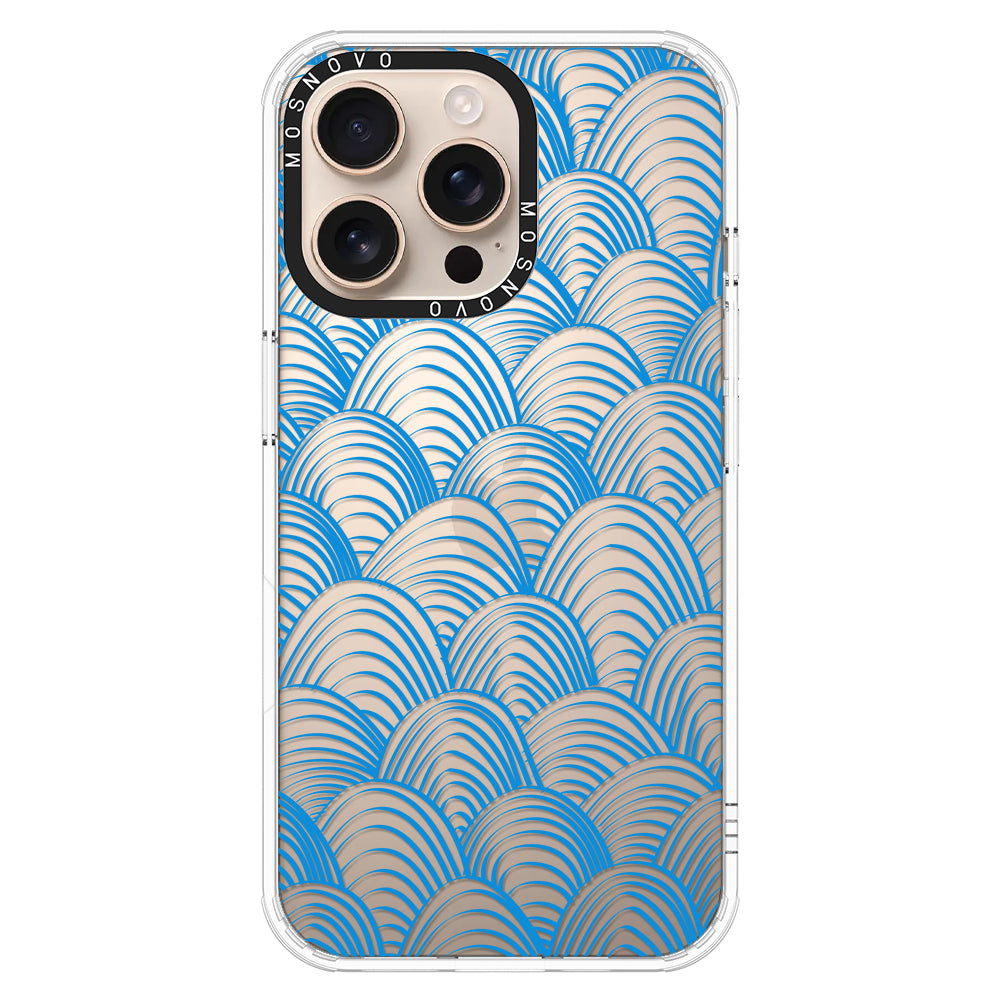 Wavy Wave Phone Case - iPhone 16 Pro Max Case - MOSNOVO