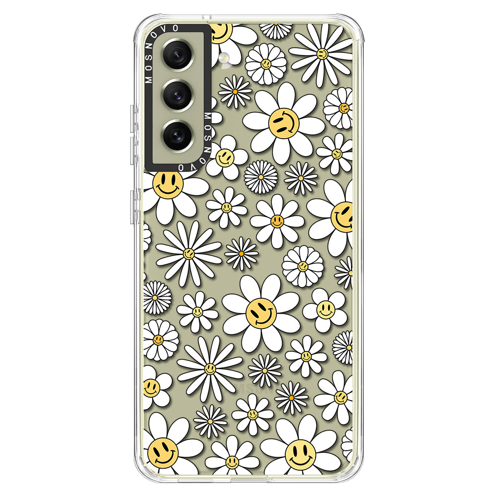 Happy Daisy Blooms Phone Case - Samsung Galaxy S21 FE Case