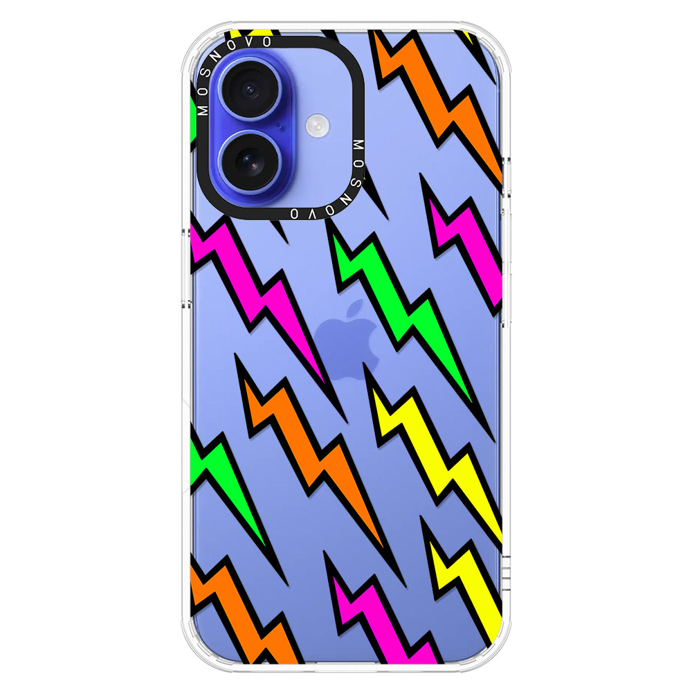 Colorful Lightning Phone Case - iPhone 16 Case - MOSNOVO