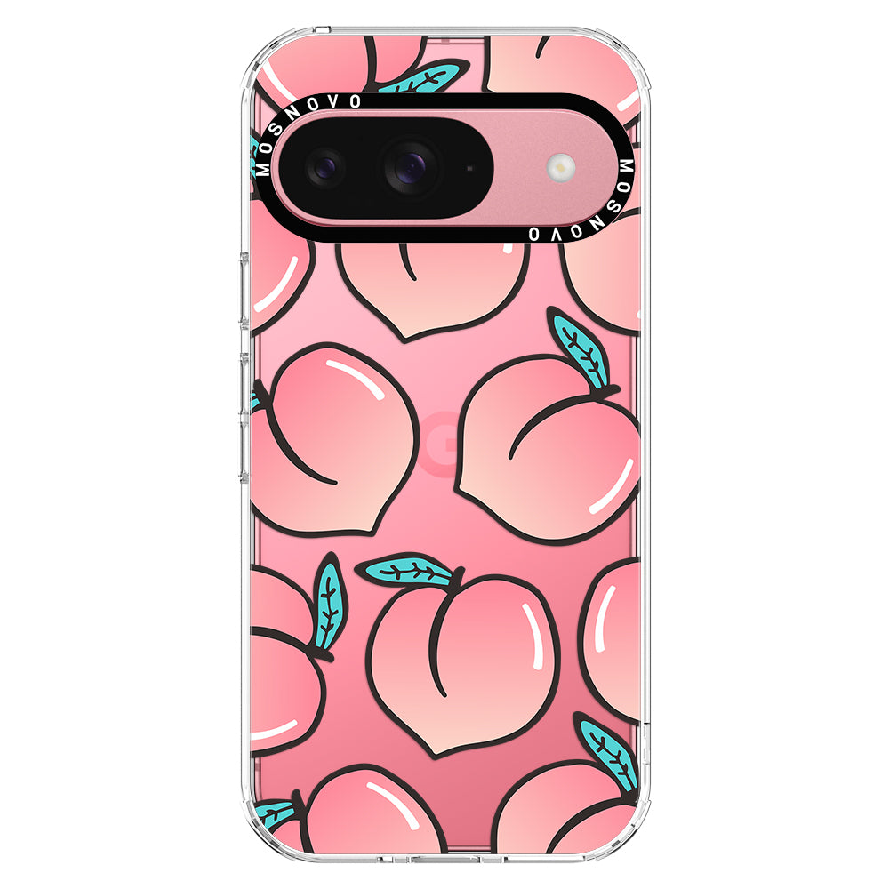 Cute Peach Phone Case - Google Pixel 9 Case