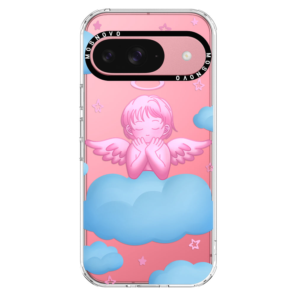 Pink Serenity Angel Phone Case - Google Pixel 9 Case