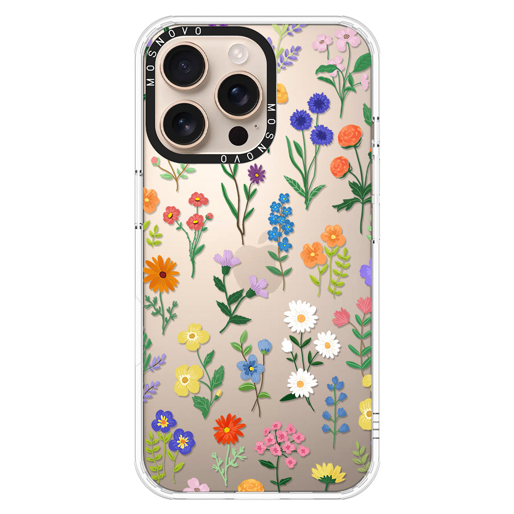 Botanical Floral Phone Case - iPhone 16 Pro Max Case - MOSNOVO