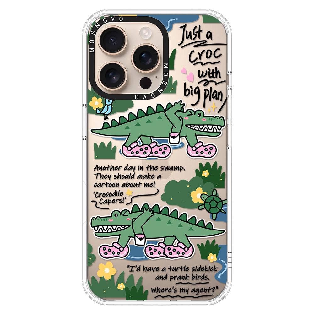 Croc with Big Plan Phone Case - iPhone 16 Pro Max Case