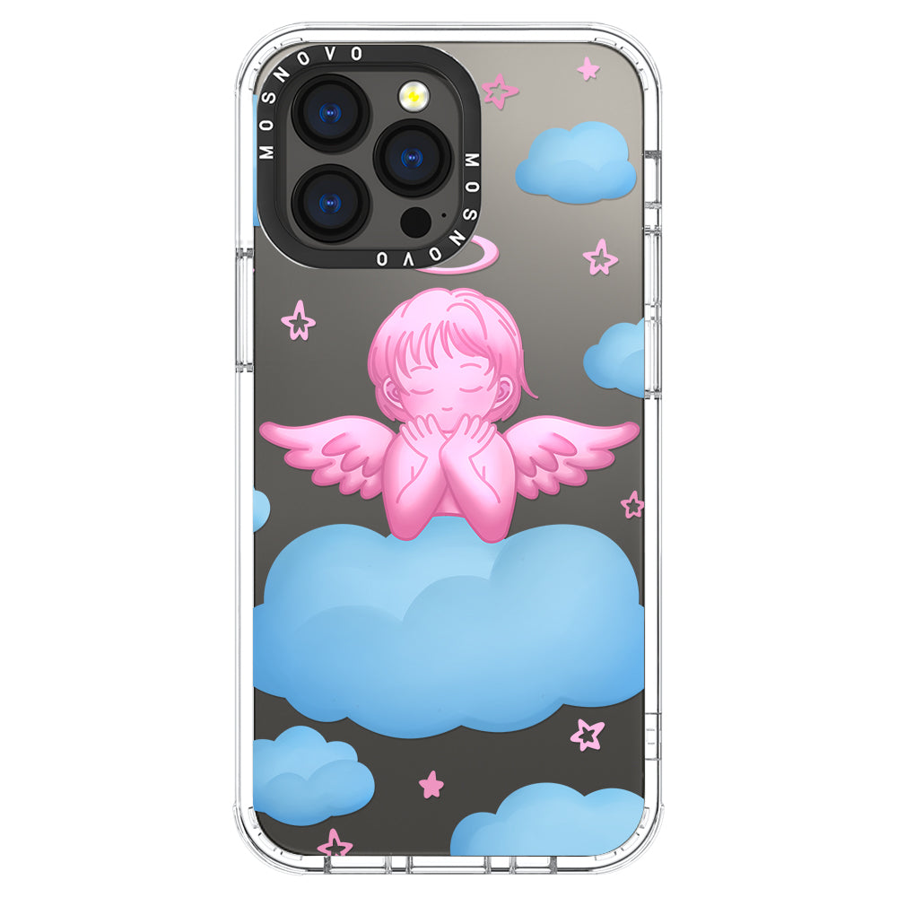 Pink Serenity Angel Phone Case - iPhone 13 Pro Case