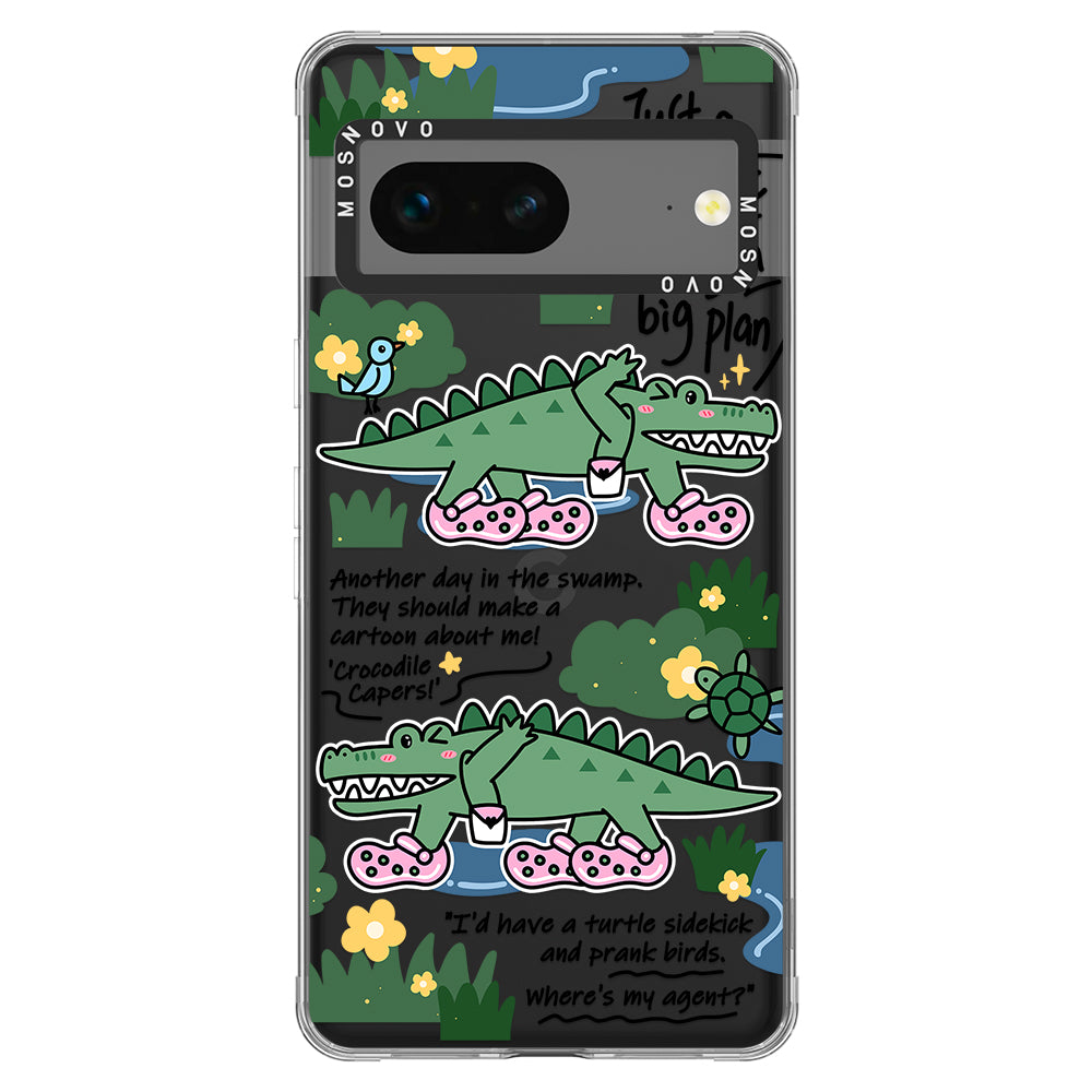 Croc with Big Plan Phone Case - Google Pixel 7 Case