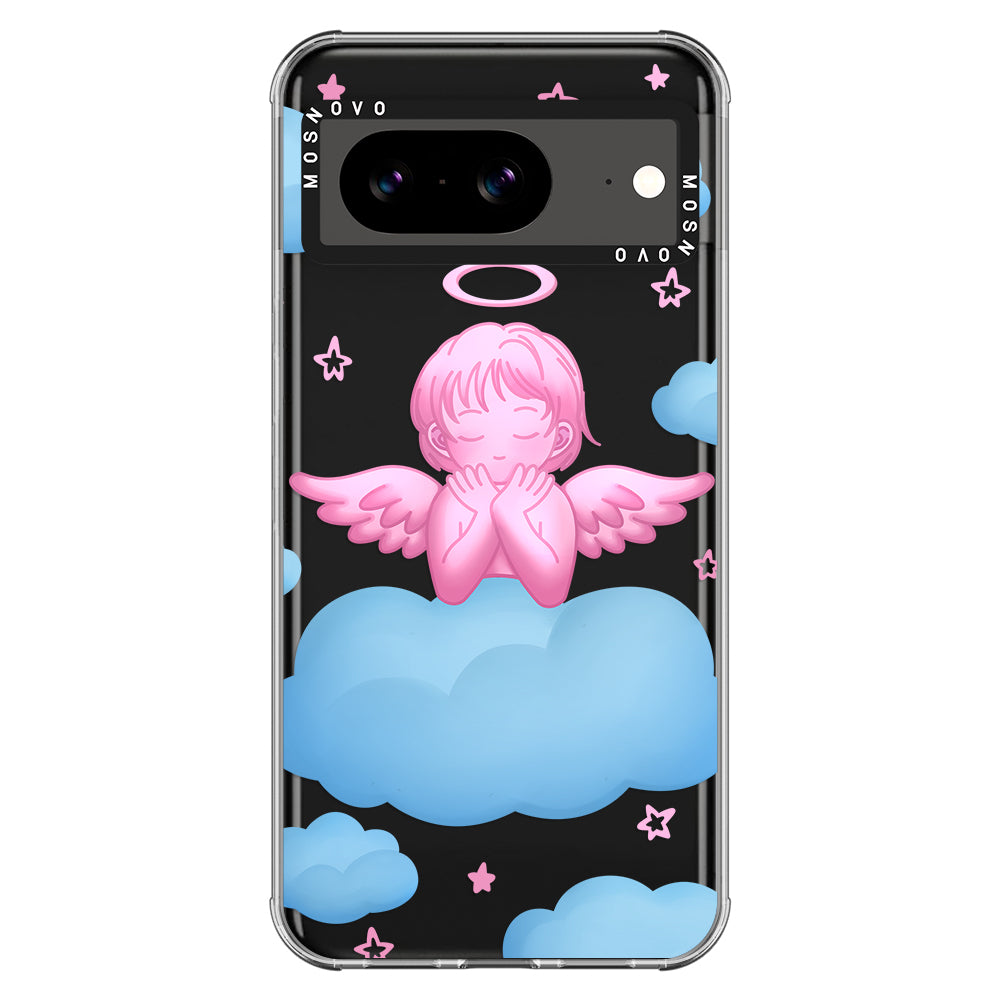 Pink Serenity Angel Phone Case - Google Pixel 8 Case