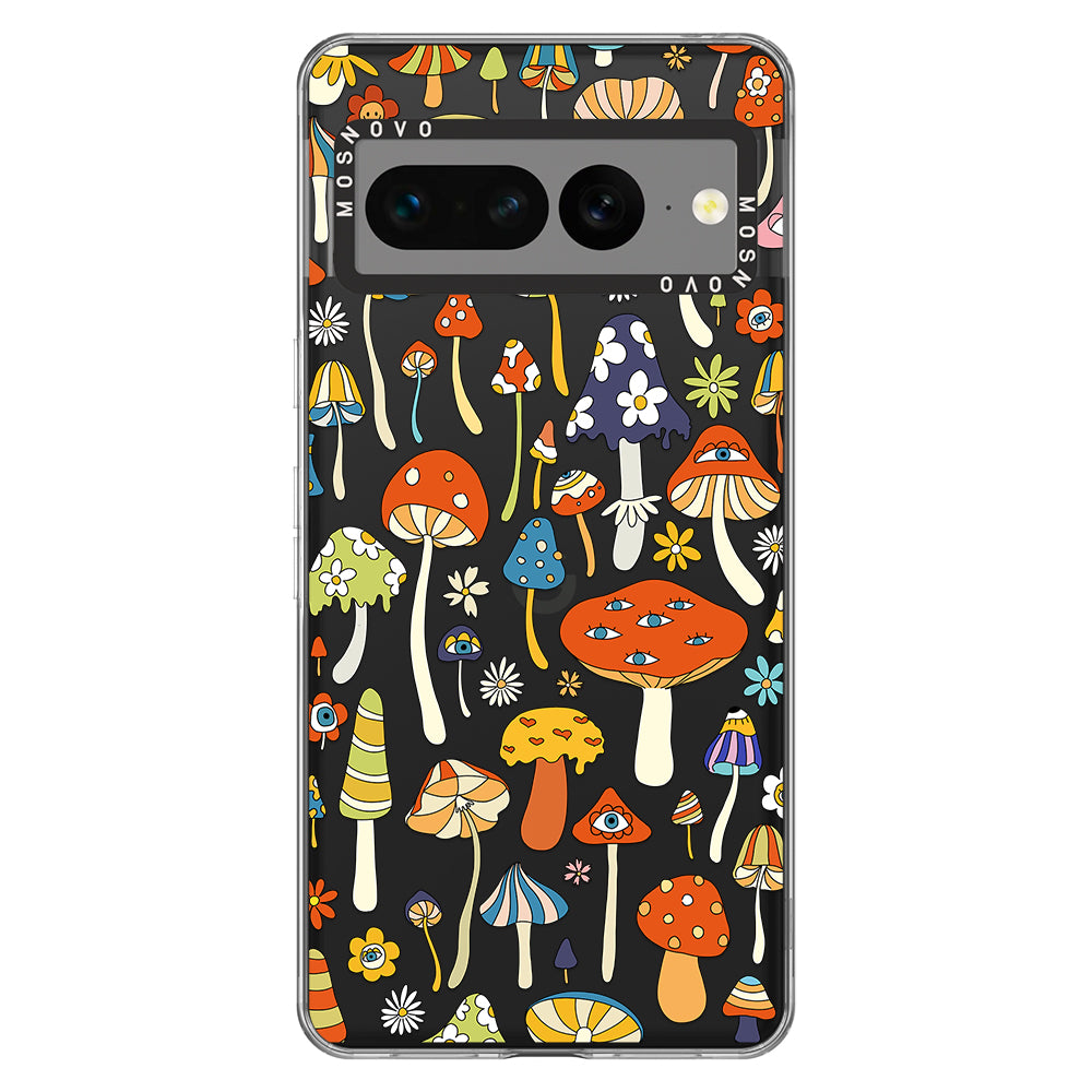 Mushroom Art Phone Case - Google Pixel 7 Pro Case