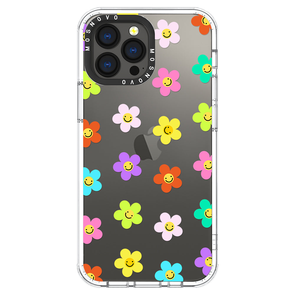 Smile Floral Phone Case - iPhone 13 Pro Max Case