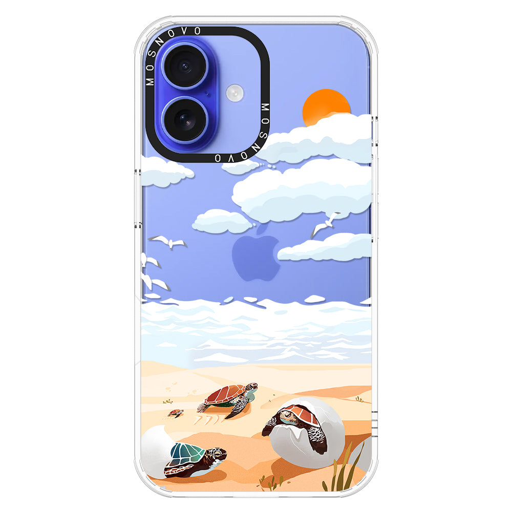 Baby Tortoise Phone Case - iPhone 16 Plus Case - MOSNOVO