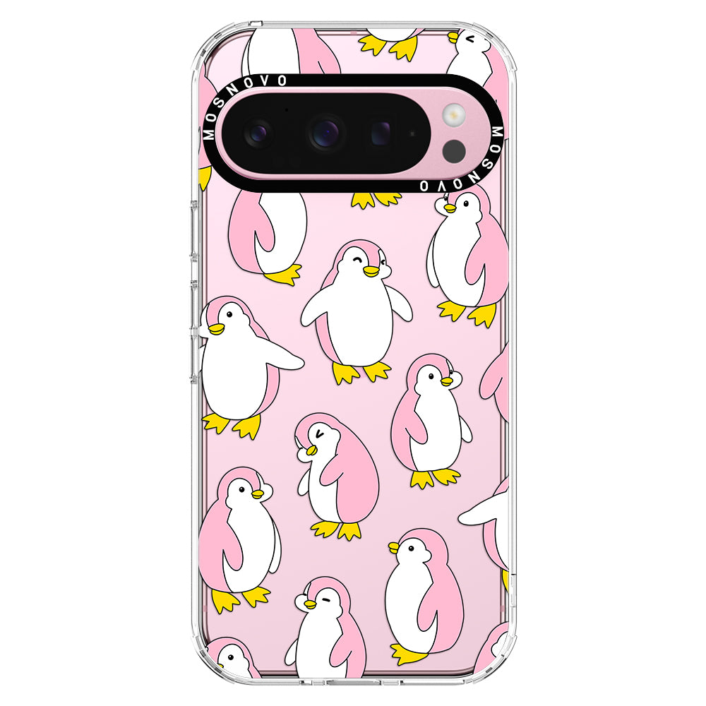 Pink Penguins Phone Case - Google Pixel 9 Pro XL Case